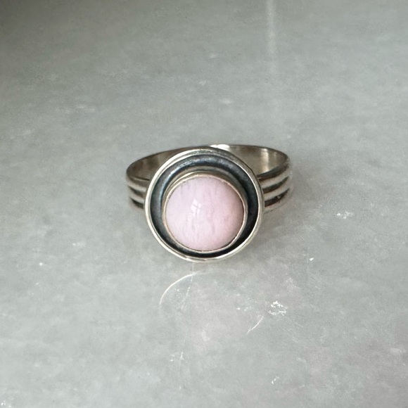 NWOT Sundance Pink Sands Ring Pink Opal Sterling Silver